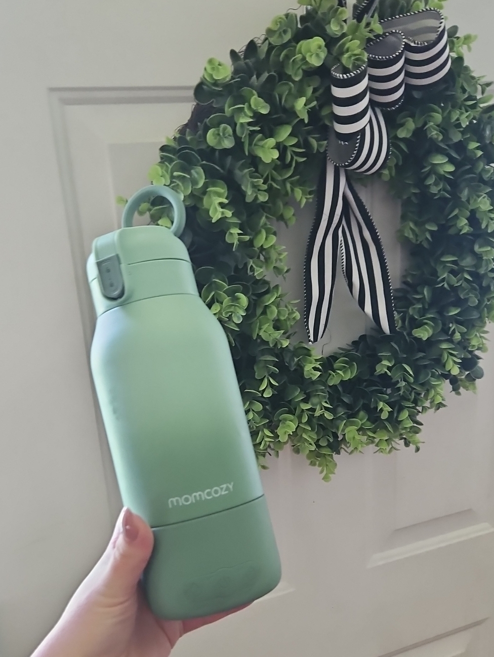 Mint Green Momcozy Bottle  Warmer Milk And Water